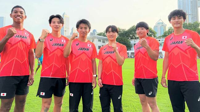 サニブラウン「今度は僕が下の世代に繋げていきたい」日本伝統のバトンパスで“メダル獲得”なるか【世界リレー前日レポート】|TBS NEWS DIG