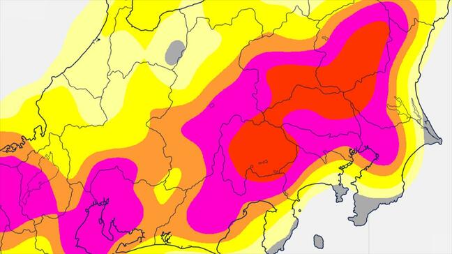 【関東甲信】8日昼過ぎ～夜遅く　大気の状態が非常に不安定　雷を伴った激しい雨や非常に激しい雨の降る所が【雨と風のシミュレーション・発雷確率】|TBS NEWS DIG