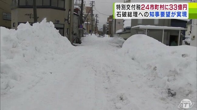 大雪で被害受けた青森県内24市町村に「特別交付税」33億2500万円をくり上げ交付　総務省|TBS NEWS DIG