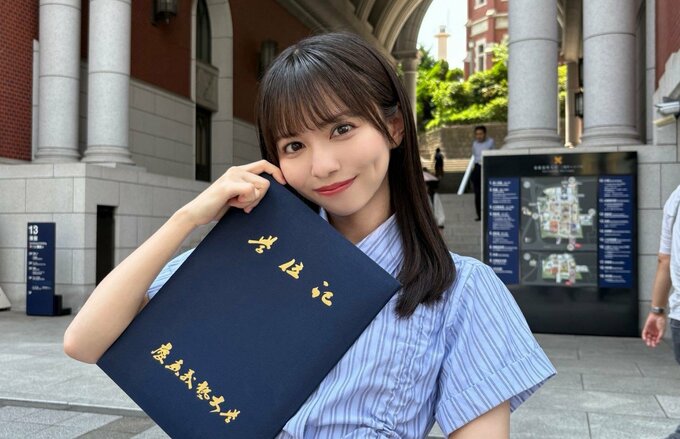 【 夏目志穂 】　慶應大卒 ⇒ 広告代理店 ⇒ 現役アイドル　ハイパー経歴初公表にネット注目|TBS NEWS DIG