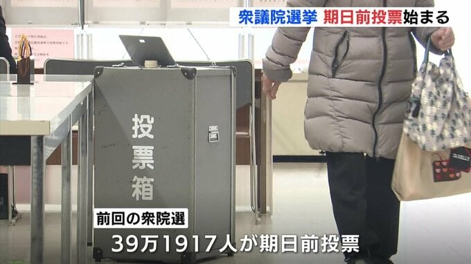 ｢選挙のお知らせ｣なくても期日前投票は可能　衆議院選挙の期日前投票始まる　広島市|TBS NEWS DIG