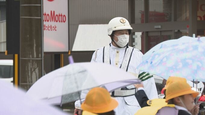 4年前に児童死亡の交差点で街頭指導 石川県警が通学路で交通安全呼びかけ　|　石川県のニュース｜MRO北陸放送