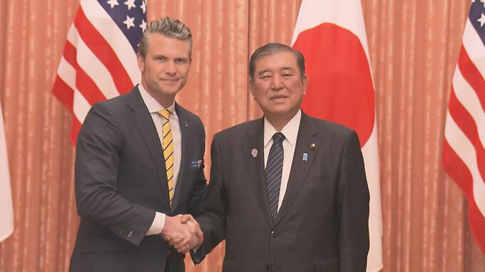 「日米の同盟関係を強固なものにすることは極めて重要」石破総理とヘグセス国防長官が会談