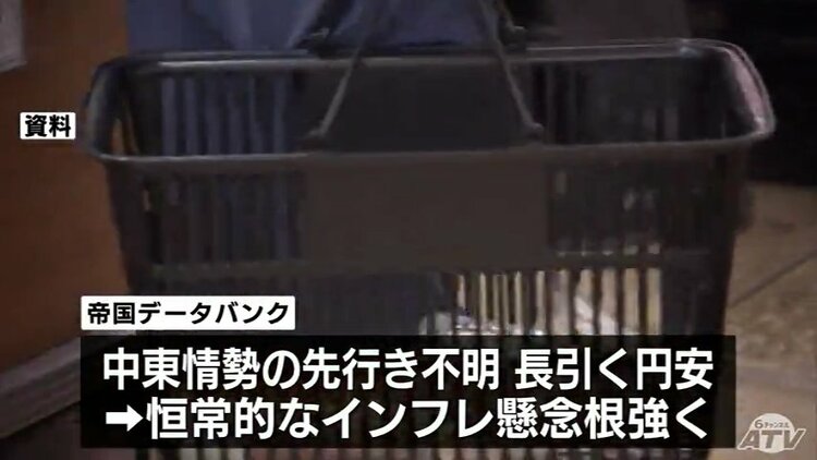 秋も…また値上げラッシュ… 中東情勢・円安の影響を受けて9月の食品