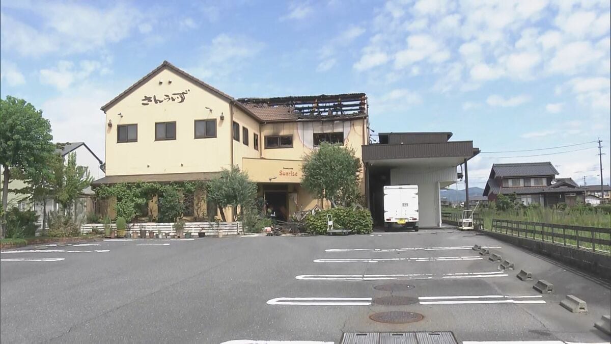 ケーキ店放火 　死亡した会社役員の男性は事件前日も来店　岐阜・本巣市