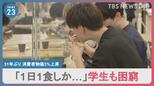 「食費高く1日1食に」「留学あきらめた」学生生活にも打撃…消費者物価約31年ぶり3%上昇、止まらぬ円安一時151円台|TBS NEWS DIG