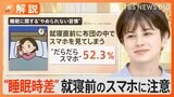 休日の“寝すぎ”や就寝前のスマホに注意「睡眠時差ボケ」で“生活習慣病のリスク”も【Nスタ解説】|TBS NEWS DIG