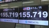 一時1ドル＝155円台　NY市場でも2円あまり円急騰　為替介入の警戒続く|TBS NEWS DIG