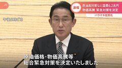 【速報】原油高・物価高の総合緊急対策が決定 国費6.2兆円| TBS CROSS DIG with Bloomberg