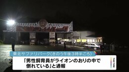 檻の中で首から血を流し… エサやり中にライオンに襲われたか　東北サファリパークで男性飼育員が死亡|TBS NEWS DIG