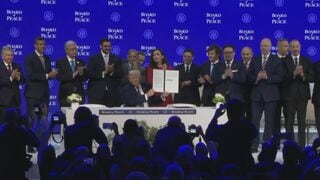 米主導「平和評議会」署名式　トランプ氏「やりたいこと何でもできる」　役割拡大の意向| TBS CROSS DIG with Bloomberg