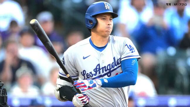 大谷翔平 アジア出身記録タイ52試合連続出塁、37歳ロハス通算1000本安打&今季1号、マンシー2発でリーグトップ8号 連敗ストップ|TBS NEWS DIG