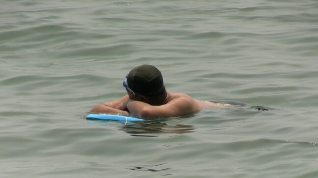 沙美海水浴場で水遊び　最高気温は高松市36.2℃、高梁市36.1℃　香川県は3日も熱中症警戒アラート|TBS NEWS DIG