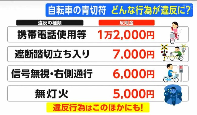 自転車「青切符摘発」宮城県内初「一時不停止により5000円の反則金」課される　安全に自転車乗る人の一方で信号無視の人も...|TBS NEWS DIG