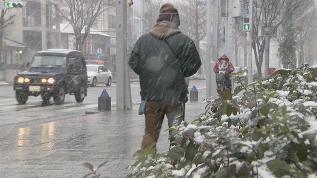 名古屋市内でも雪　9日明け方にかけて東海地方は平地でも大雪のおそれ　交通障害に注意を|TBS NEWS DIG