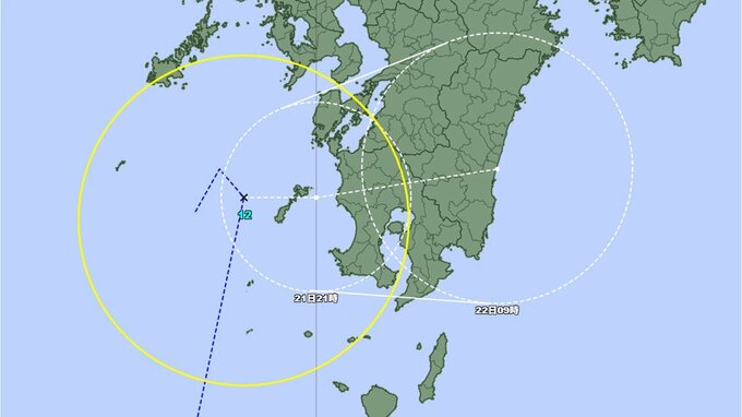 【台風情報】台風12号（レンレン）発生　九州で右に急カーブ停滞か　今後の進路と勢力を詳しく　最大瞬間風速25メートル　今後の九州の天気を詳しく　気象庁発表　|　山形のニュース│TUYテレビユー山形