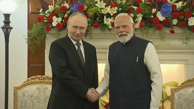 ロシア・プーチン大統領とインド・モディ首相が会談　エネルギー協力継続で一致