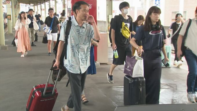 台風７号気にしつつ…帰省ラッシュ始まる「ちょっと不安ですけど、とりあえずチケットは取ってます」　|　BSSニュース | BSS山陰放送