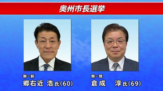 当落判明は午後11時ごろの見込み　現職と新人一騎打ちの岩手・奥州市長選　投票進む　|TBS NEWS DIG
