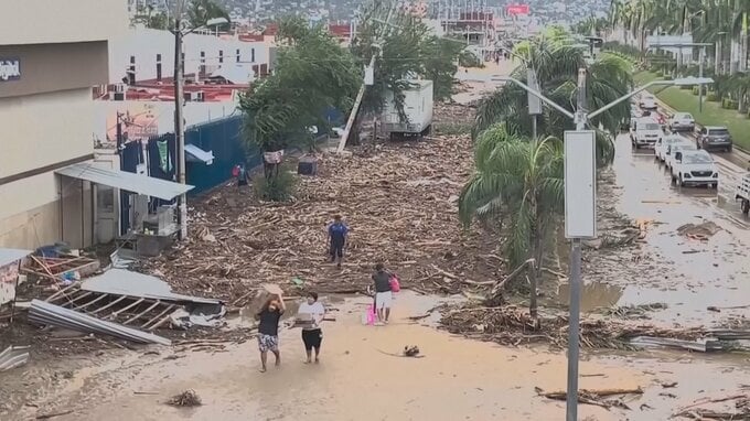 最強クラスのハリケーン メキシコ南部の観光地直撃、少なくとも27人死亡|TBS NEWS DIG