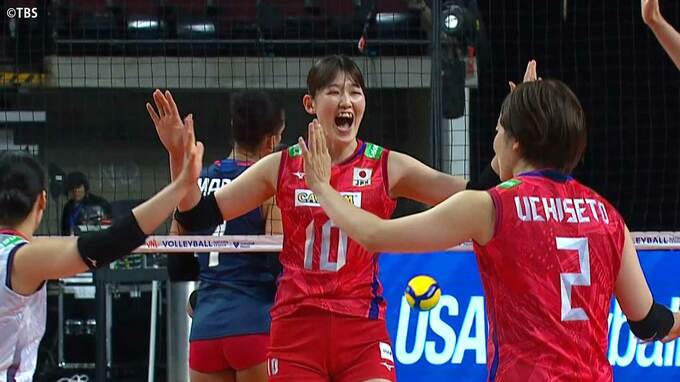 日本開幕3連勝！Vリーグ得点女王・井上愛里沙が両チーム最多26得点 東京五輪ベスト8ドミニカ共和国撃破|TBS NEWS DIG