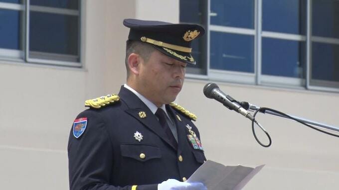 陸上自衛隊 石垣駐屯地に中村康男新指令が着任　|　沖縄のニュース｜RBC 琉球放送