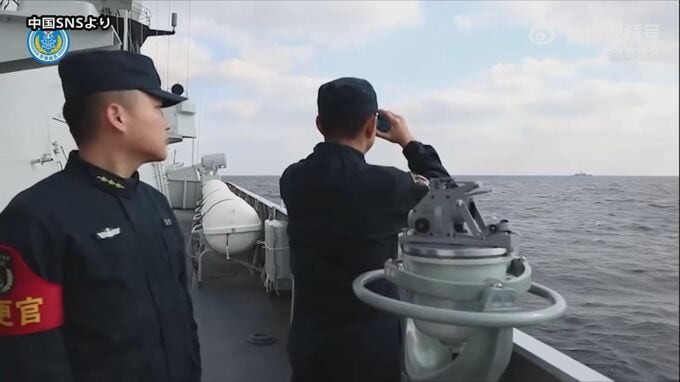 中国軍　台湾周辺で軍事演習　去年12月にも実施　軍事的圧力強める|TBS NEWS DIG
