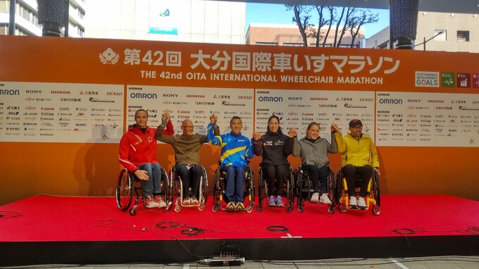 いよいよ19日号砲！大分国際車いすマラソンを前に開会式　強豪選手が意気込み語る　|　大分のニュース｜OBS NEWS｜大分放送