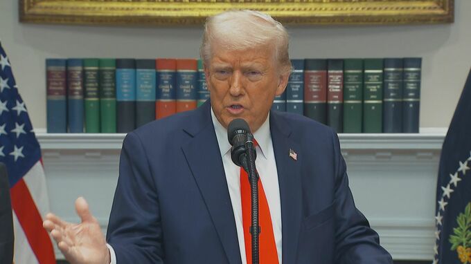 トランプ大統領がウクライナへの軍事支援の一時停止を命令か　米報道|TBS NEWS DIG