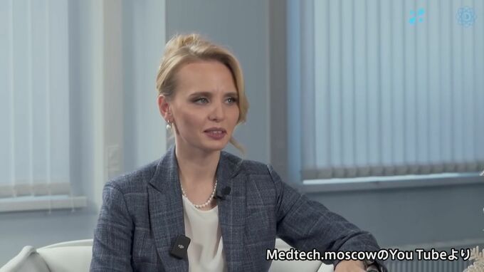 プーチン大統領の長女マリヤ氏  異例のインタビュー　ロシアの医療系団体