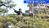 金沢・兼六園も春の装いへ　園内800か所の「雪吊り」取り外し作業始まる|TBS NEWS DIG