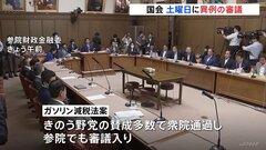 土曜日の国会審議は異例　野党提出の“ガソリン減税”法案めぐり与野党攻防| TBS CROSS DIG with Bloomberg
