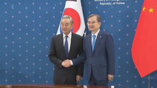 中韓外相が会談　朝鮮半島情勢に中国外相「建設的役割を果たす」| TBS CROSS DIG with Bloomberg