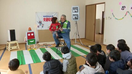 悲しい事故減らしたい」巧みな話術で子どもたちの心をキャッチ 相棒の