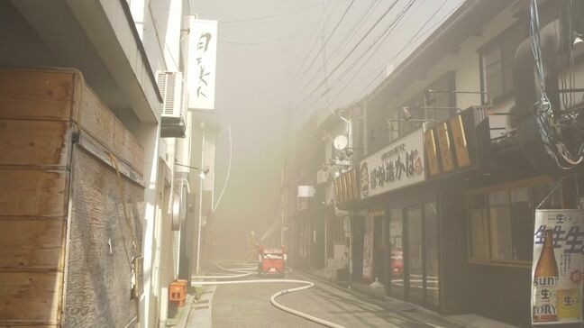 【速報】中心市街地で建物火災 立ち上る煙 鳥取県米子市 |TBS NEWS DIG