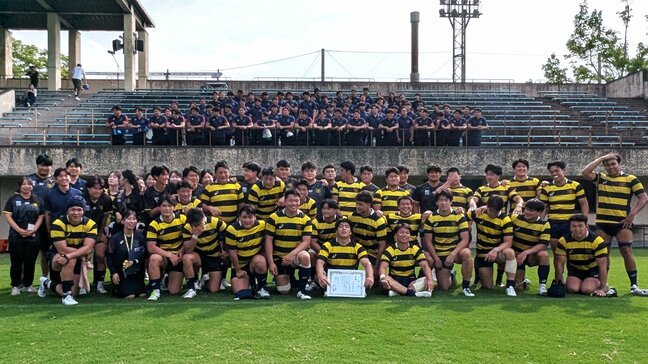 【大学ラグビー】春の関西王者は立命館大学!西の雄・京都産業大学を撃破して見事に初優勝 島正輝主将「立命館の歴史を一つつくれたのはうれしい」|TBS NEWS DIG