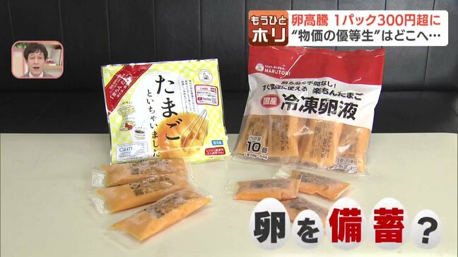 高止まりする「卵」　安定供給の「切り札」は備蓄！？　政府も注目する”液卵”とは　夏場に製造し、冬場の加工用に備えることで、家庭用卵のひっ迫を軽減へ|TBS NEWS DIG