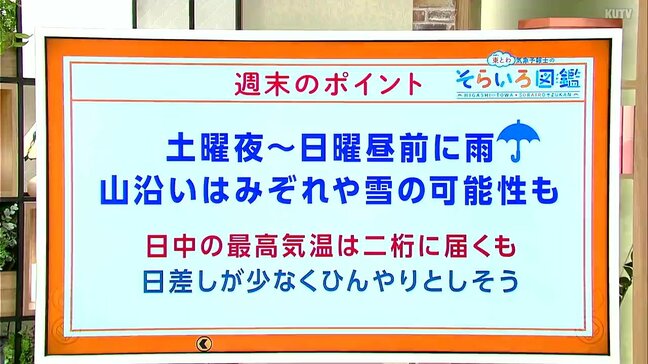 高知の天気　土曜夜から日曜昼前にかけて雨の予報　 東杜和気象予報士が解説|TBS NEWS DIG