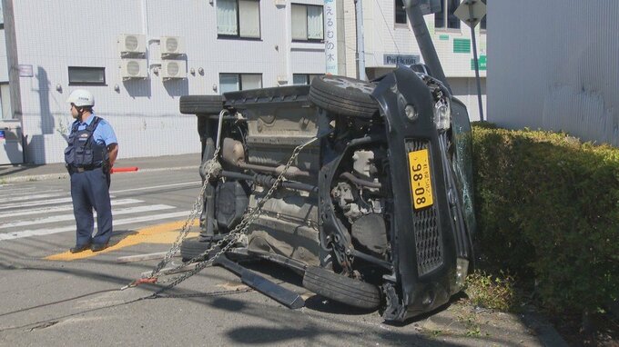 軽乗用車と乗用車が出会い頭に衝突　運転していた男女2人が頭から出血するなど負傷し病院搬送　札幌市東区の信号機のある交差点　|　北海道のニュース｜HBC北海道放送