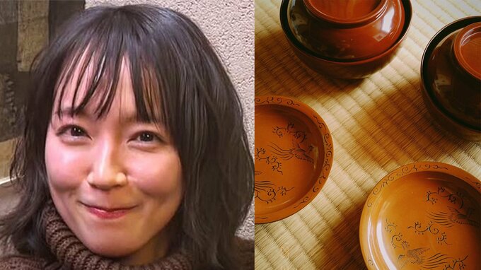 【 吉岡里帆 】　古材レスキューの「輪島塗を譲り受けました」「温もりがある素晴らしいお椀とお皿です」　能登の民間団体に感銘|TBS NEWS DIG
