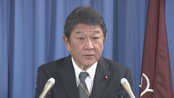 【速報】不起訴の安倍派幹部7人について　茂木氏「政治責任の結論を得ていく必要ある」