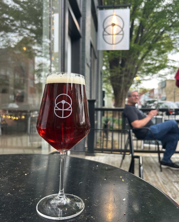 



Heliotrope’s Bella Ciao! red IPA. Photographer: Tony Rehagen/Bloomberg




