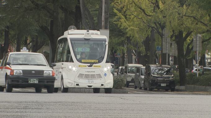 約1．7キロを自動運転の電気自動車が走行　自動運転ＥＶバス実証運行 １か月の乗車率は６２％　山口県周南市|TBS NEWS DIG