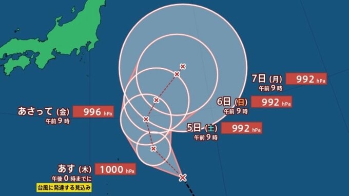 【台風情報】“ダブル台風”の可能性も？　台風3号（ムーン）発生へ　日本の南側にはもう1つ“台風のたまご”「熱帯低気圧」が発生か　台風いつ・どこへ？【雨と風の予想シミュレーション・気象庁の最新情報】　|　青森のニュース│ATV NEWS│青森テレビ