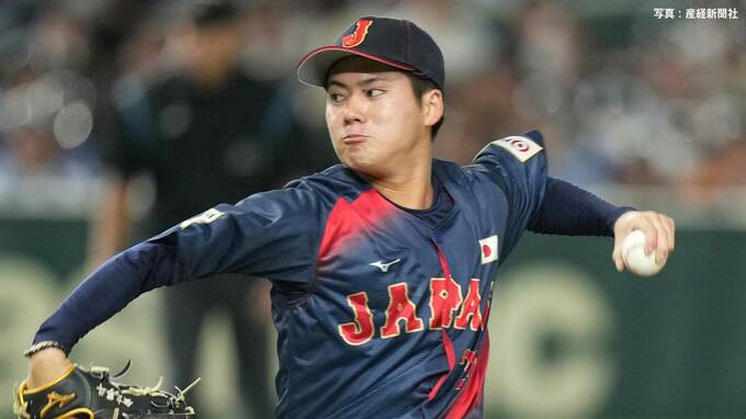 【侍ジャパン】先発・金丸夢斗は3回3失点　2人目・西口直人に継投　打線は4回佐々木の適時打、2つの押し出しで同点に|TBS NEWS DIG