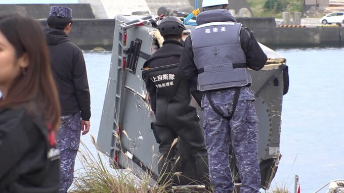 屋久島オスプレイ墜落事故　機体の胴体部分と5人の遺体を新たに確認　米軍の対応に「沖縄で発生した事故と差」と公室長が指摘　|　沖縄のニュース｜RBC 琉球放送