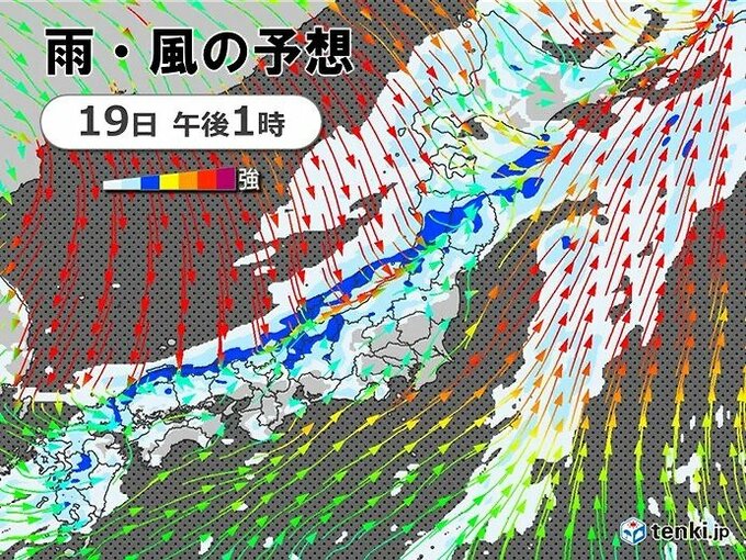 寒冷前線が本州通過で気温は急降下…土曜は全国的に雨風強まり日曜は寒気南下【2週間天気】北海道では積雪、関東も冷える見込み　|　富山のニュース｜天気・防災｜チューリップテレビ