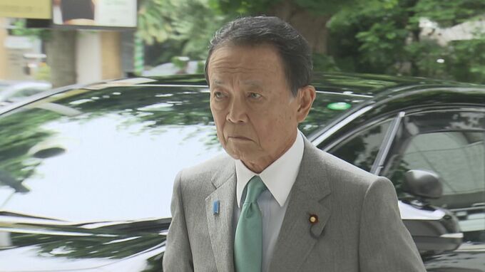 自民・麻生最高顧問　内閣不信任決議案が可決されたら総選挙 「極めて当たり前のこと」|TBS NEWS DIG