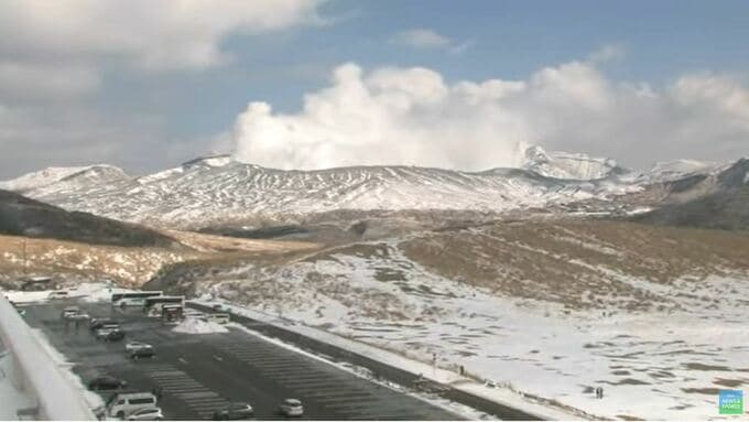 阿蘇中岳（阿蘇山）の噴火警戒レべル １から２に引き上げ【阿蘇ライブカメラあり】|TBS NEWS DIG