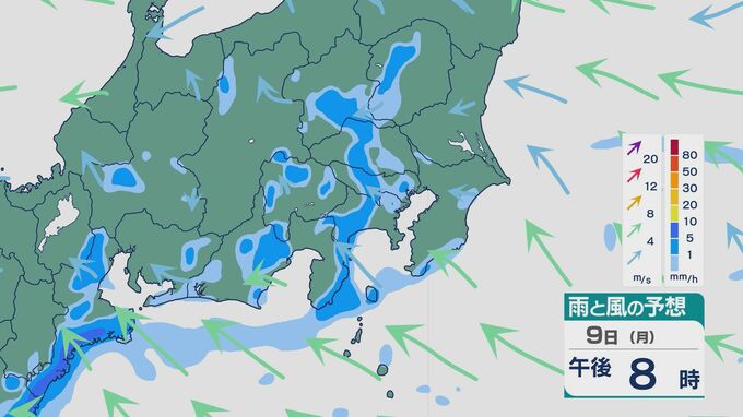 関東甲信 9日は急な雷雨のおそれ 1時間に50ミリの雨量のところも 帰宅時間は注意を 雨と風シミュレーション　|　石川県のニュース｜MRO北陸放送
